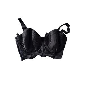 Victorias Secret Balconet Very Sexy Bra Women 38DD Quilted Whimsigoth Victorian